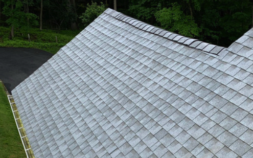 Roof washed by PreshClean Inc.