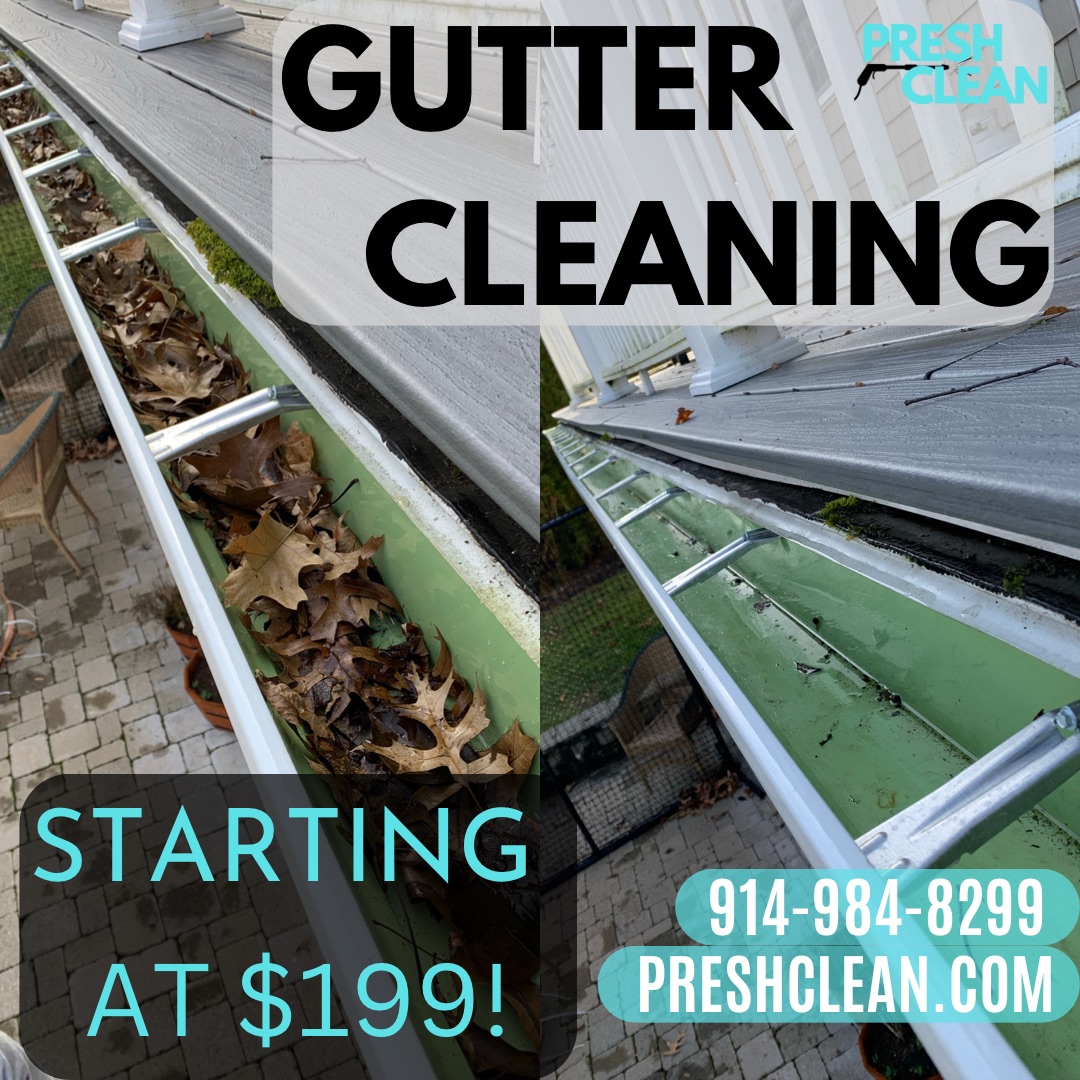 Gutter cleaning in Thornwood, NY.